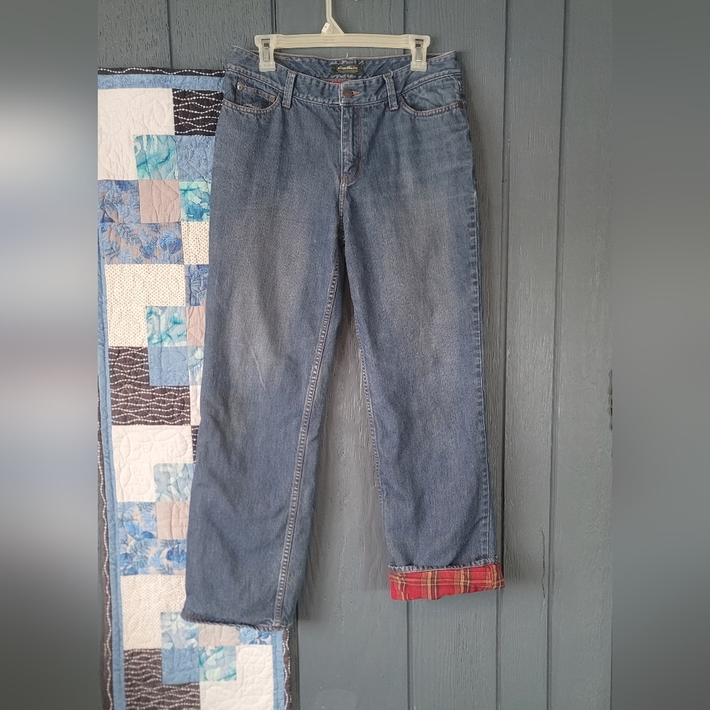 Eddie Bauer Women's Flannel Lined Jeans